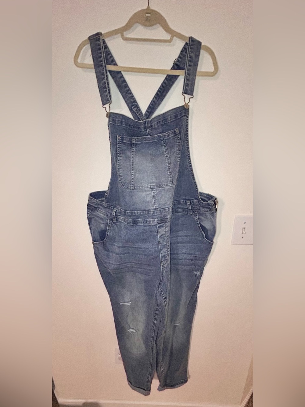 Wallflower Plus Size Denim Overalls - 3X